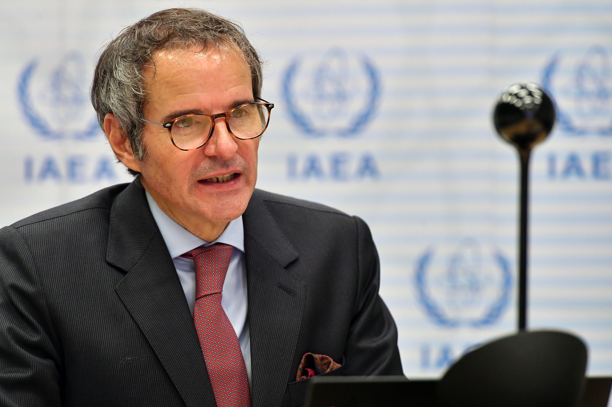法新社報導，國際原子能總署(IAEA)署長葛羅西(Rafael Grossi)5日將在德黑蘭與伊朗官員舉行會談，以挽救2015年核子協議。 (圖：IAEA)