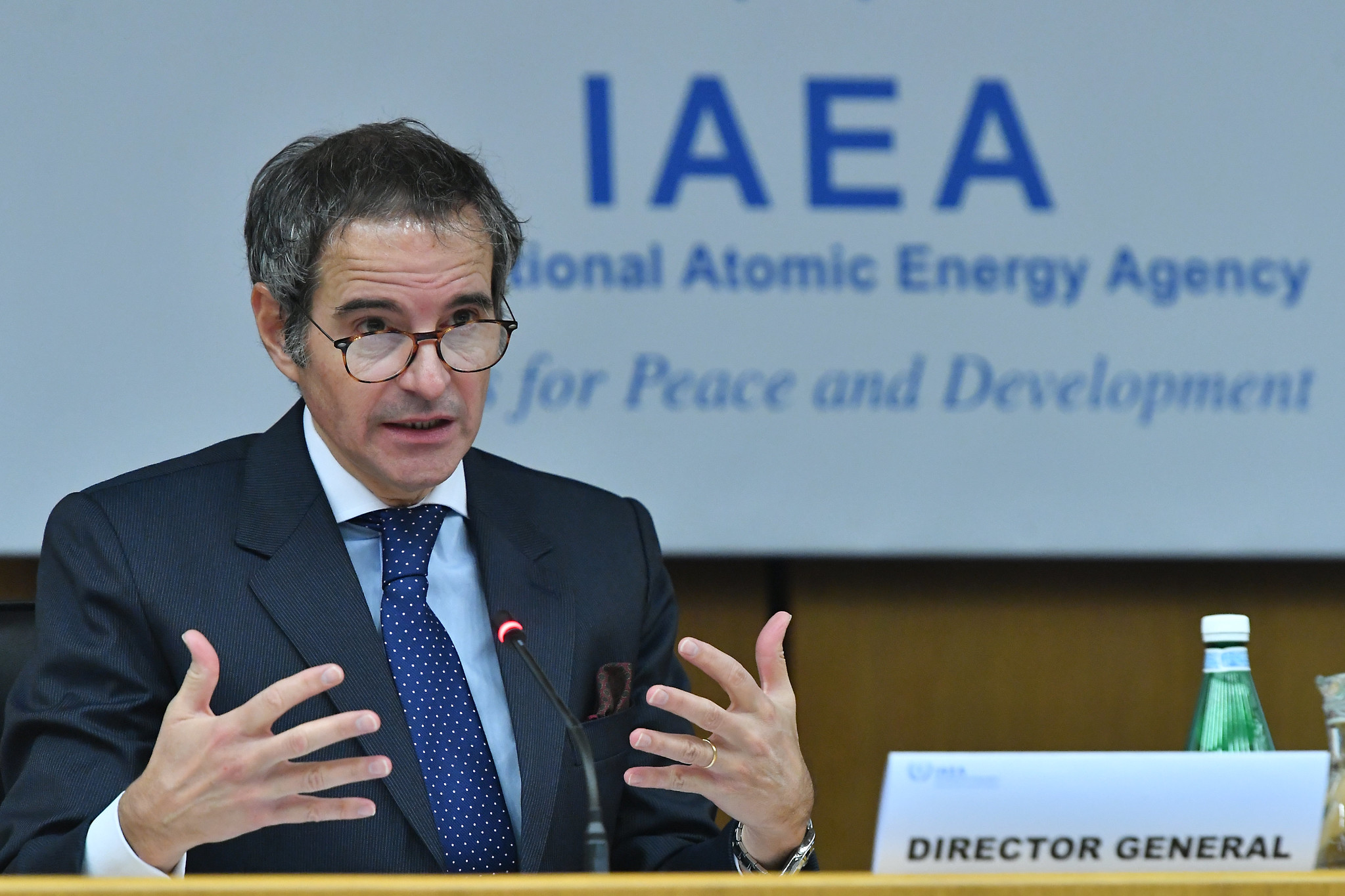 聯合國國際原子能總署(IAEA)署長葛羅西(Rafael Grossi)。 (圖:IAEA)