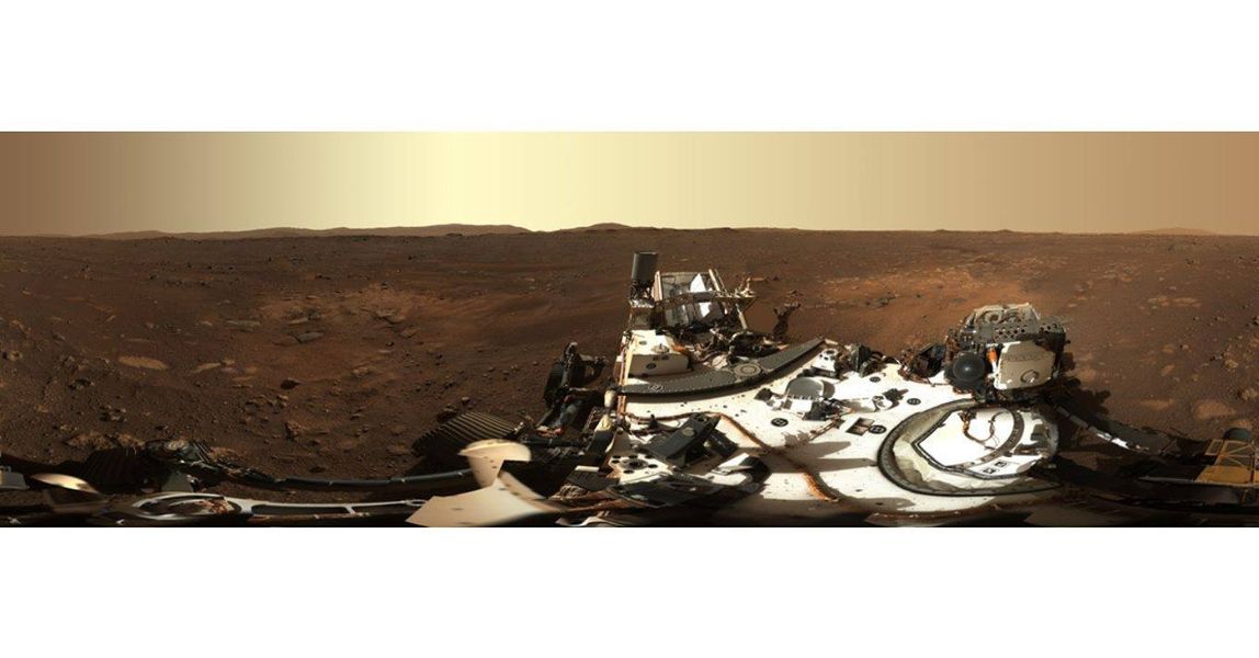 美國國家航空暨太空總署(NASA)公布火星360度全景。 (圖:NASA)