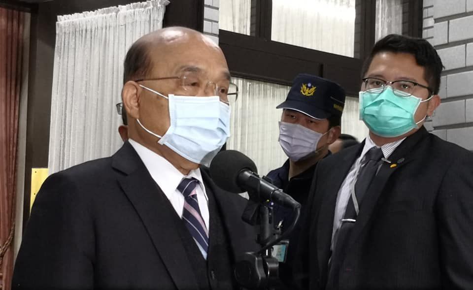 行政院長蘇貞昌到立法院施政報告及備質詢。（劉玉秋攝）