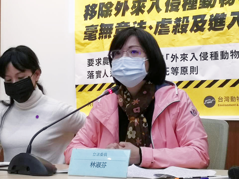 民進黨立委林淑芬。 (劉玉秋攝)