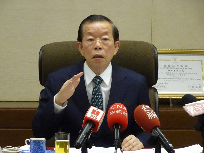 駐日代表謝長廷。 (資料照片/CNA)