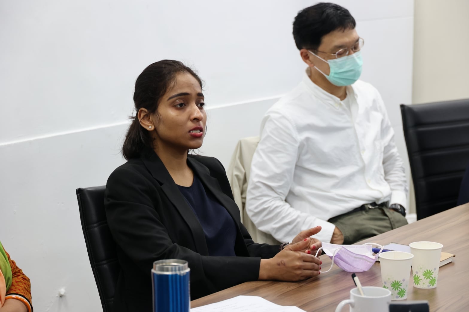 前印度外交部顧問莎娜（Sana Hashmi）博士，目前在政大國關中心擔任訪問學者，並為台灣世代智庫客座研究員。圖：台灣世代智庫提供