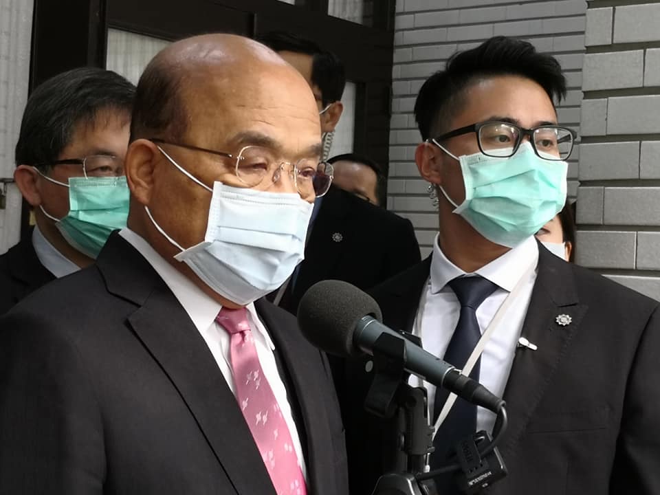 行政院長蘇貞昌赴立法院接受立委施政總質詢。（劉玉秋攝）