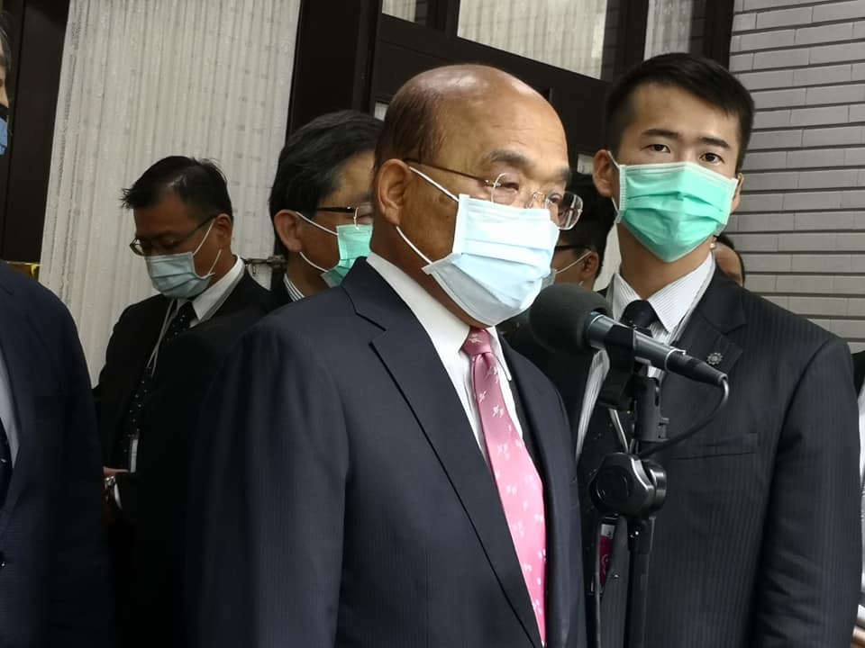 行政院長蘇貞昌16日駁斥，強調政府沒有打算在台中增加核電機組。(劉玉秋 攝)