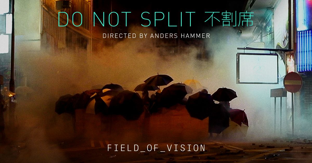 挪威導演哈默(Anders Hammer)執導的反送中運動紀錄片Do Not Split(不割席)入選奧斯卡最佳紀錄短片。(圖:導演推特)