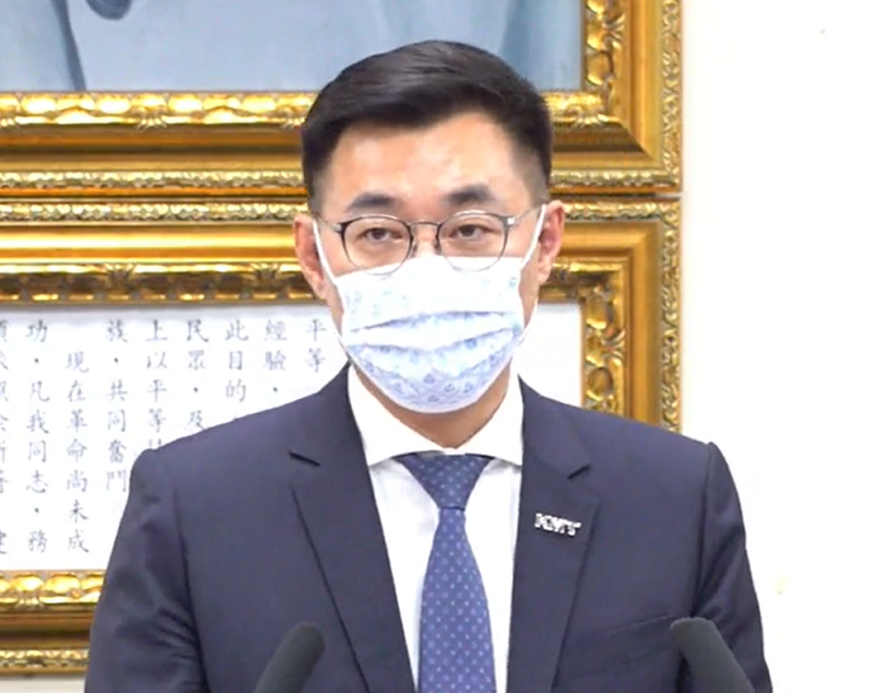 國民黨主席江啟臣表示，透過國會最能讓大家看到國民黨的戰力、表現，展現做為在野黨能夠給人民的期待。(圖擷自國民黨臉書)