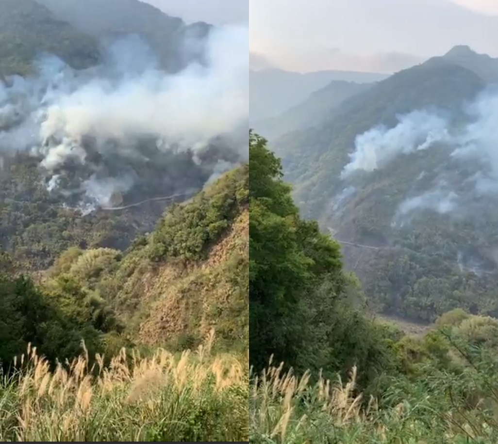 新竹縣尖石鄉火燒山。(臉書)
