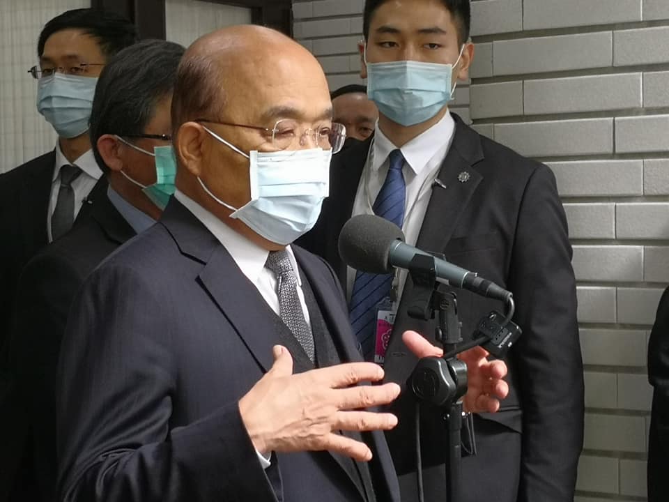 行政院長蘇貞昌到立法院接受總質詢（劉玉秋攝）