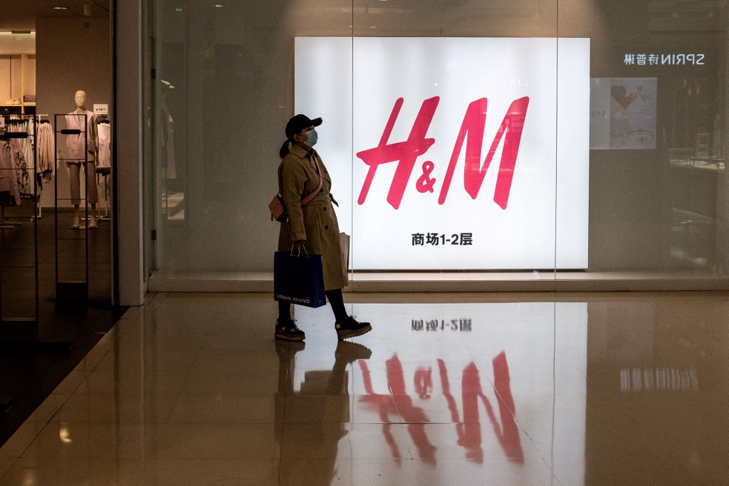 歐洲服飾品牌H&M。 (AFP)
