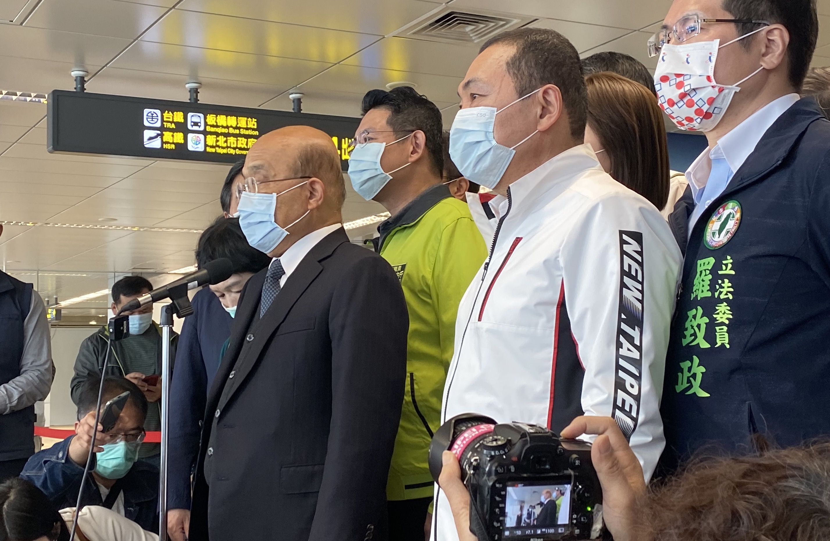 行政院長蘇貞昌27日強調，前瞻水資源預算花在建設上，每一分都值得。(林詠青 攝)