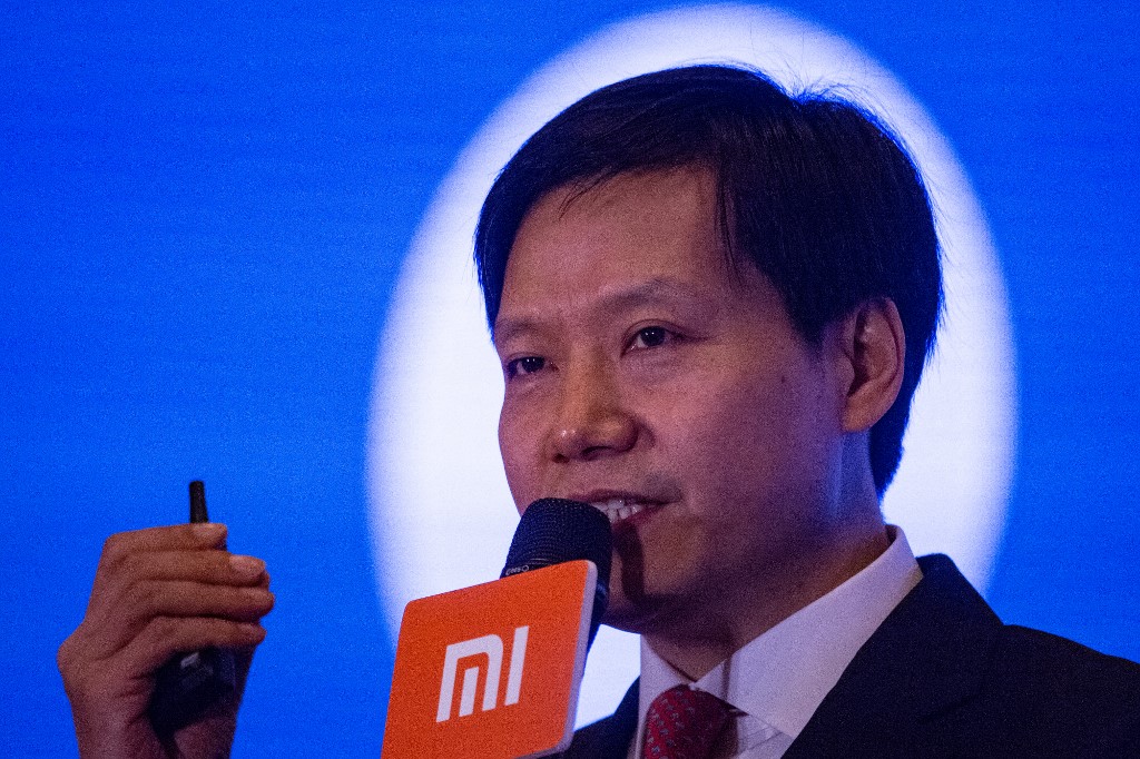 小米董事長兼CEO雷軍。 (AFP)