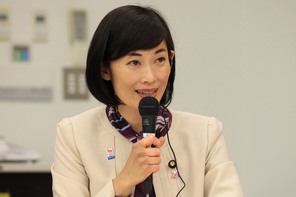 日本奧運大臣丸川珠代。 (AFP)