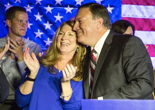 美國前國務卿蓬佩奧(Mike Pompeo)和妻子蘇珊(Susan)。(圖：Mike Pompeo 推特)