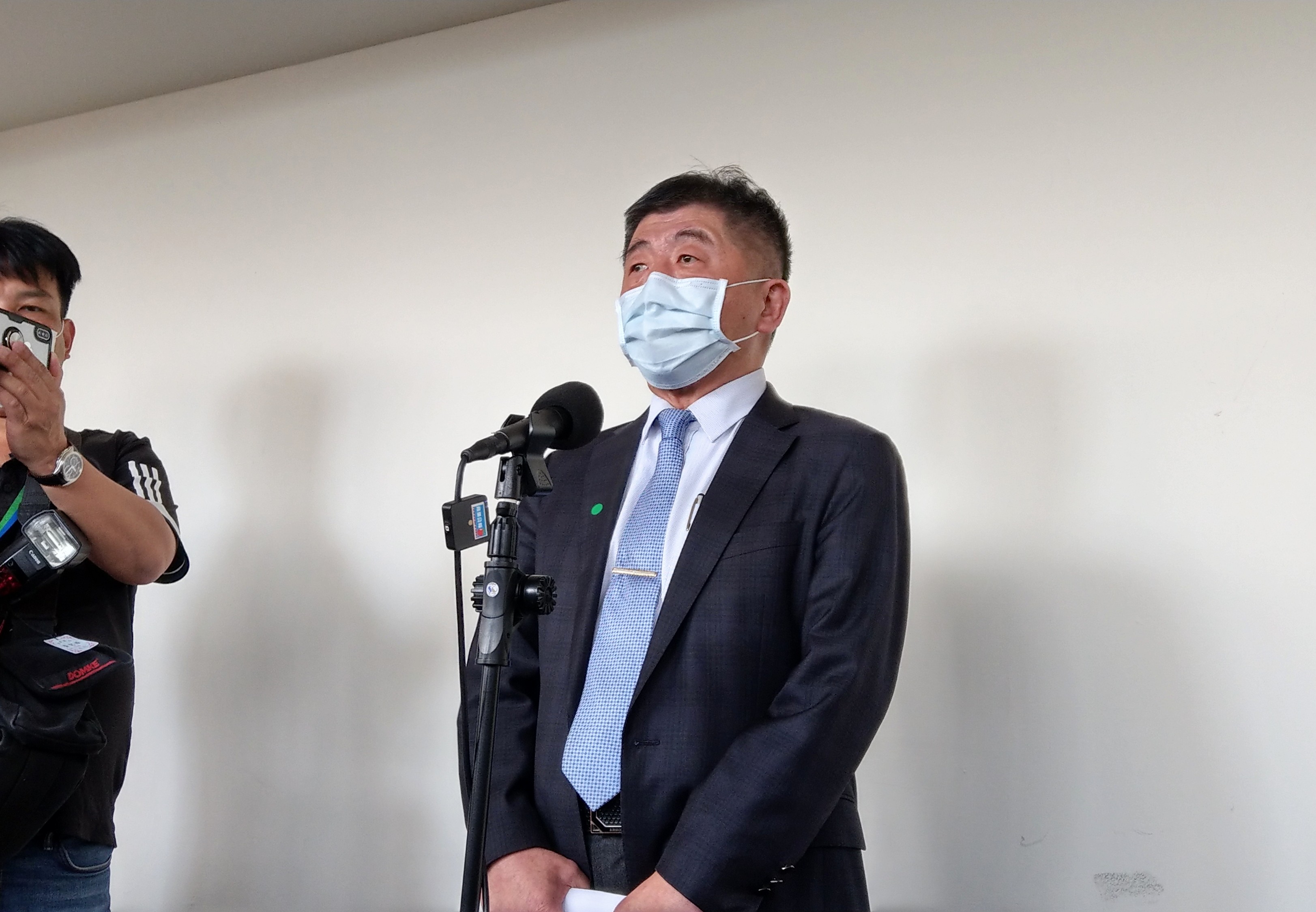 有關太魯閣號事故捐款運用，陳時中19日表示，下週就會定案。(劉品希 攝)