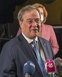 基督教民主黨(CDU)主席拉謝特(Armin Laschet)，將帶領執政的保守聯盟迎戰9月的國會大選。(圖:維基百科)
