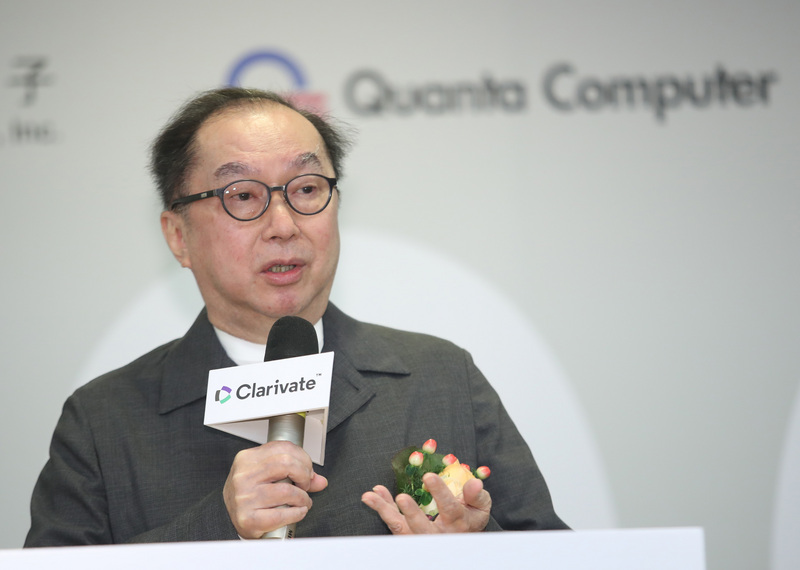 廣達董事長林百里。(資料照片/CNA)
