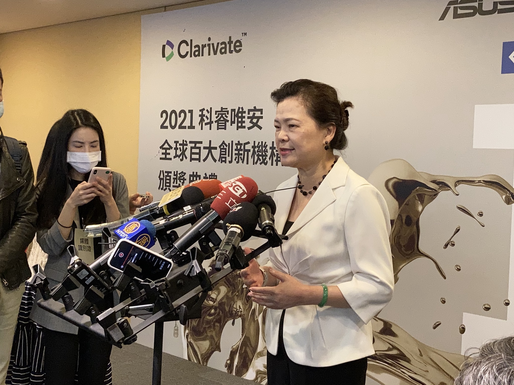 經濟部長王美花。(謝佳興 攝)