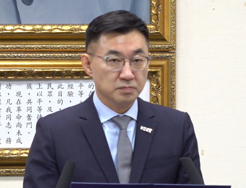 國民黨主席江啟臣21日表示，國民黨智庫將於5月28日舉辦第3場「2030願景台灣論壇」，聚焦環境、氣候變遷等議題。(圖擷自國民黨臉書)