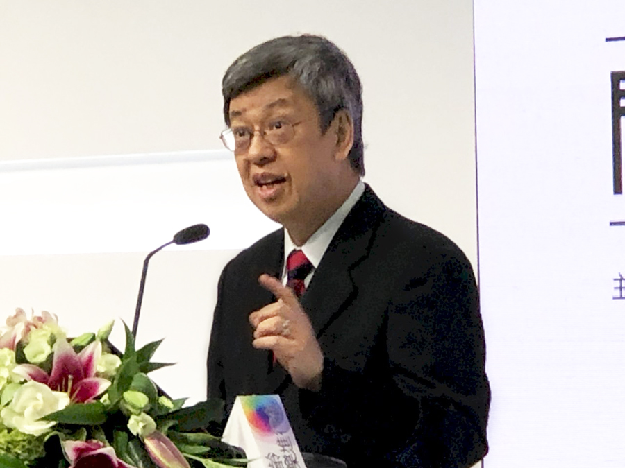 前副總統陳建仁25日出席「2021健保國是論壇」。(資料照／吳琍君攝)