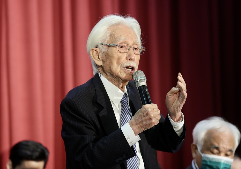 總統府資政辜寬敏辭世，享耆壽97歲。 (圖：中央社/檔案照片)