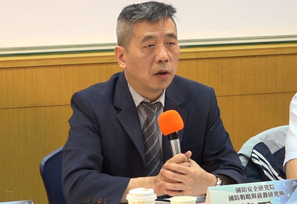 國防安全研究院國防戰略與資源研究所所長蘇紫雲。(楊仁翔 攝)