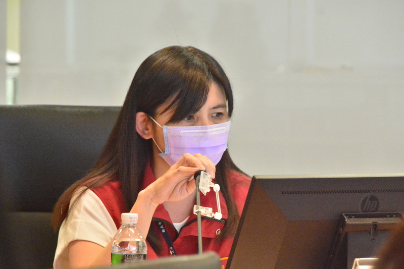 新北市政府發言人張愛晶9日回擊民進黨的說法，要執政黨別為了選舉昧著良心，無中生有，這樣無助國家進步。(圖：中央社)
