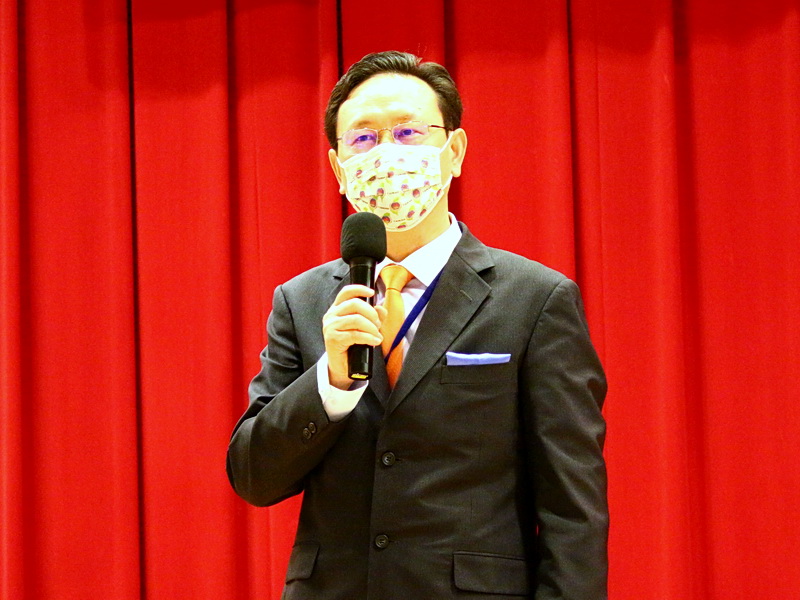 近日發生部分僑生確診，僑委會委員長童振源表達高度關切，並指示成立僑生防疫關懷小組。資料圖片： (央廣記者王照坤 攝)