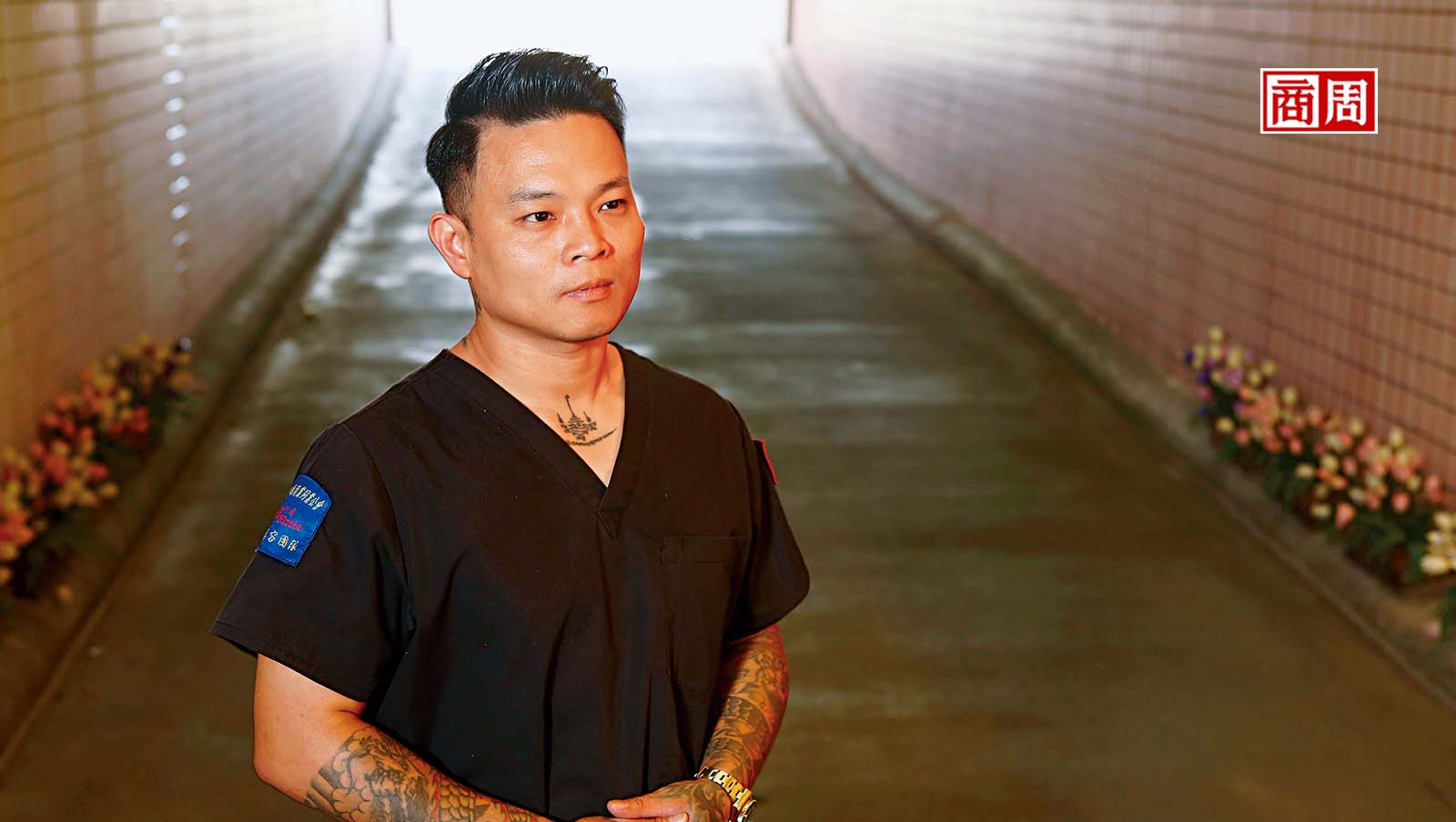 「76行者遺體美容修復團隊」召集人陳修將，不只縫補逝者軀體，也修補被留下來人的心。 （駱裕隆 攝）