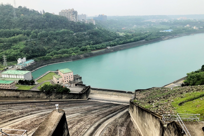 圖為石門水庫。 (圖：中央社)
