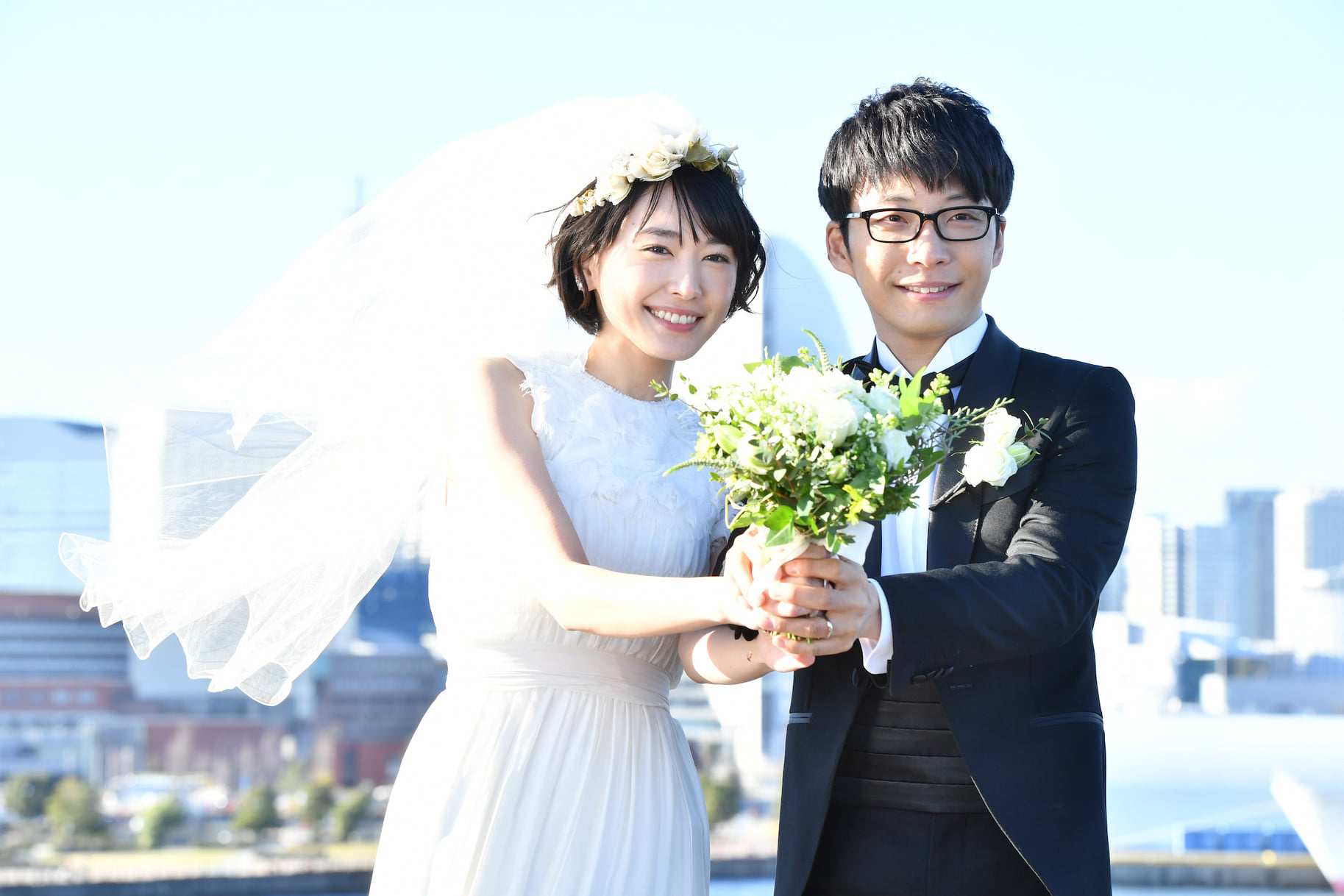 新垣結衣與星野源宣布結婚。(推特)