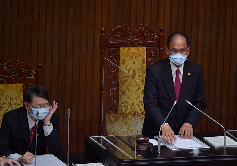 因23日立法院修憲委員會無共識，立法院長游錫堃27日召開朝野協商會議，希望促成臨時會召開修憲委員會、處理18歲公民權的共識。 (資料照／中央社)