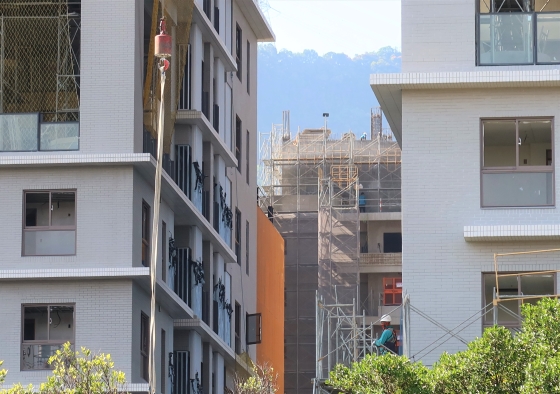 圖為原廣慈博愛院興建中的社會住宅。示意圖。圖:沈聰榮攝