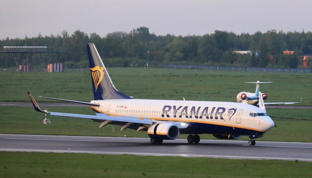 瑞恩航空（Ryanair）。 (AFP)
