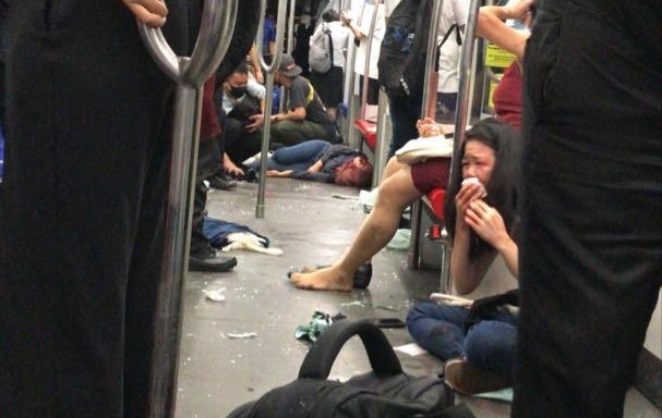 馬來西亞吉隆坡2輕軌列車相撞，47人重傷。 (圖:推特)