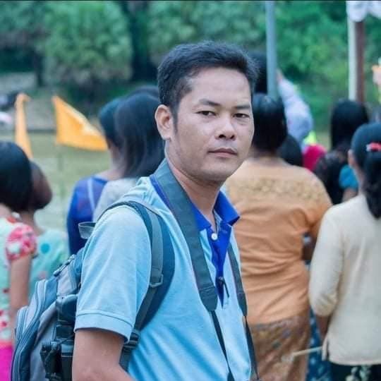 緬甸民主之音記者翁覺(Aung Kyaw)2日被判處2年徒刑。(圖取自推特)