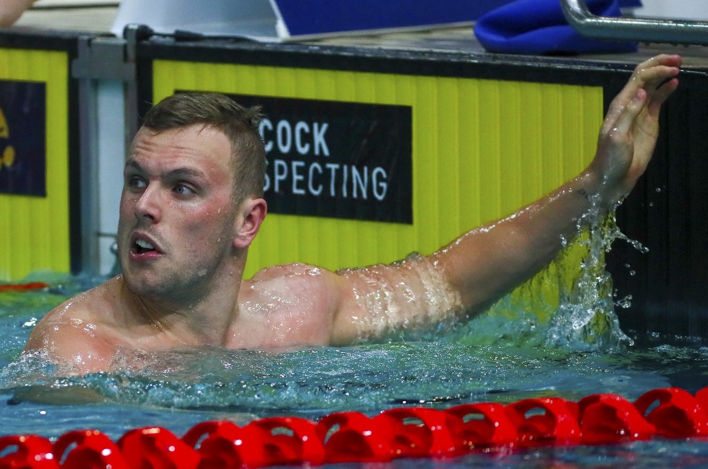 澳洲泳將查默斯(Kyle Chalmers)。(AFP)