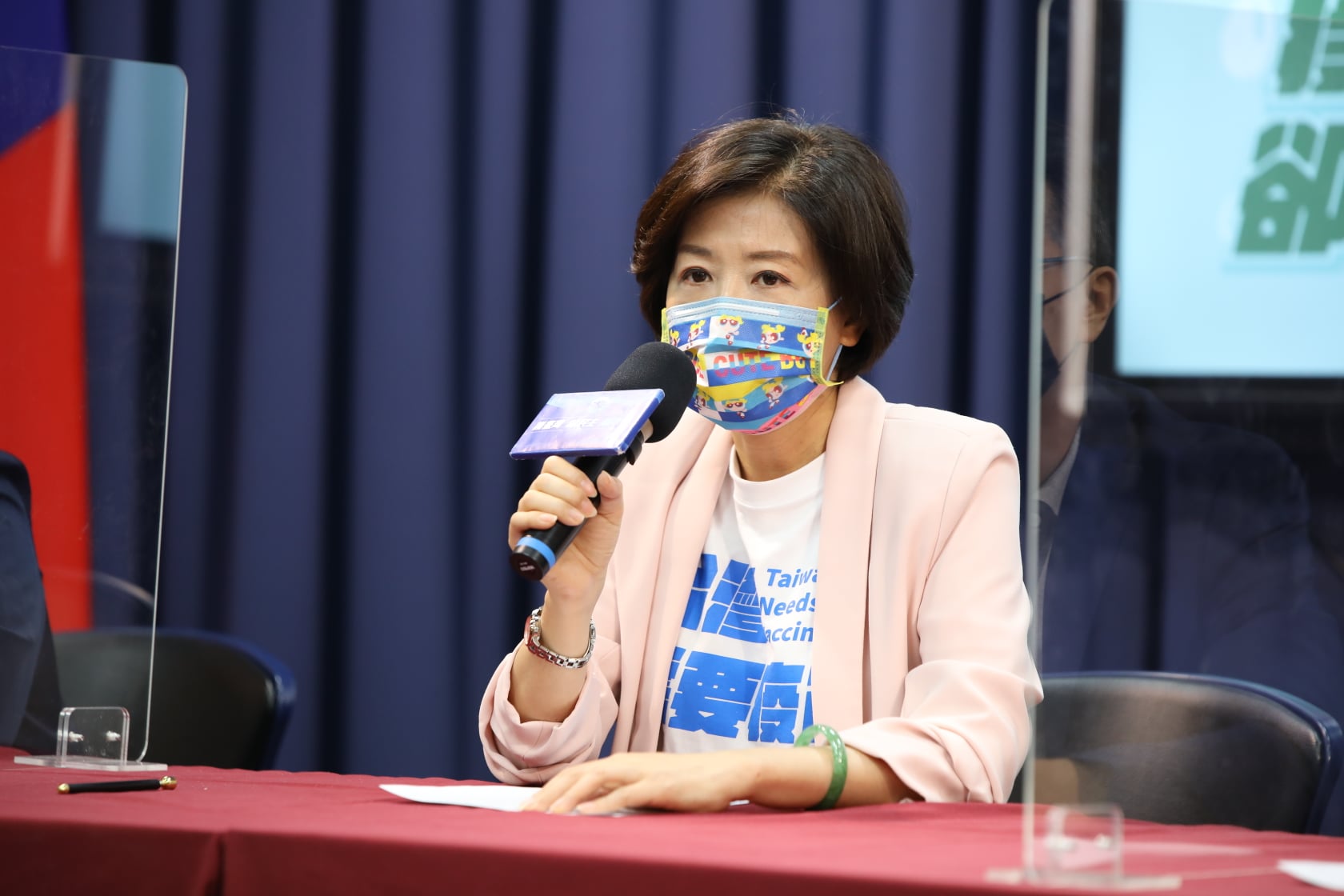 國民黨副秘書長王育敏表示，國民黨也會全力支持18歲公民權。(國民黨提供)
