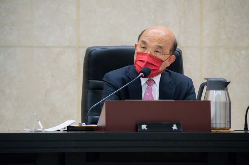 雙北3級警戒滿月，蘇貞昌：疫情往好方向進行 仍不能鬆懈。 (圖：中央社檔案照片)