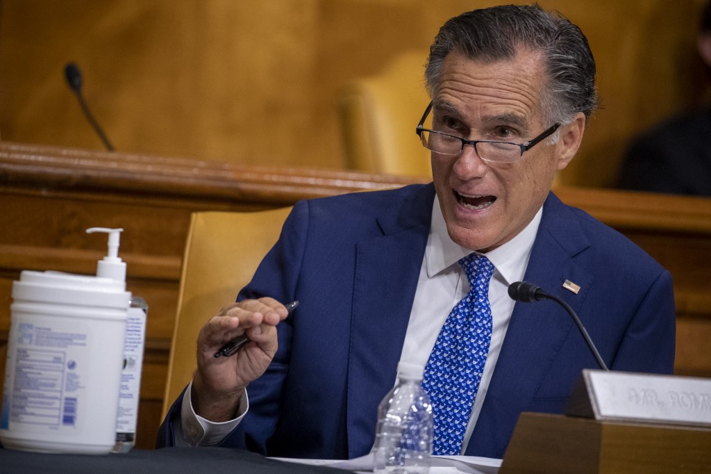 美國共和黨籍參議員羅姆尼(Mitt Romney)(資料照片/AFP)