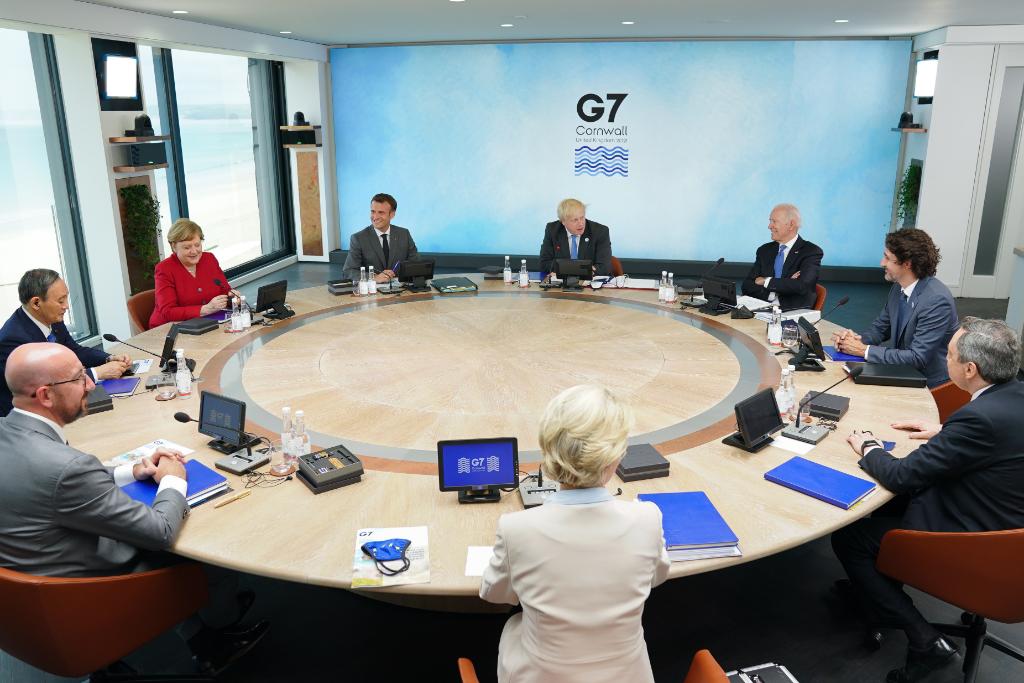 G7公報談及台海 朝野同聲盼有具體行動。(圖:白宮)