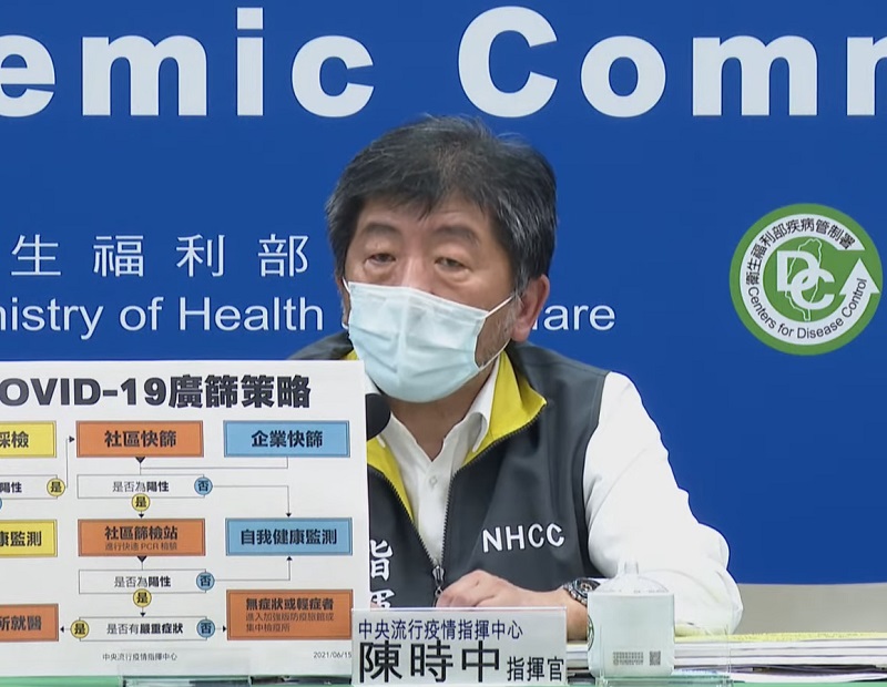 陳時中15日表示，政府也有購置HFNC高流量氧氣鼻導管儀器，配送原則以46家重度急救責任醫院及4家離島醫院為主，其中200台14日起已經配送。(圖擷自YouTube)