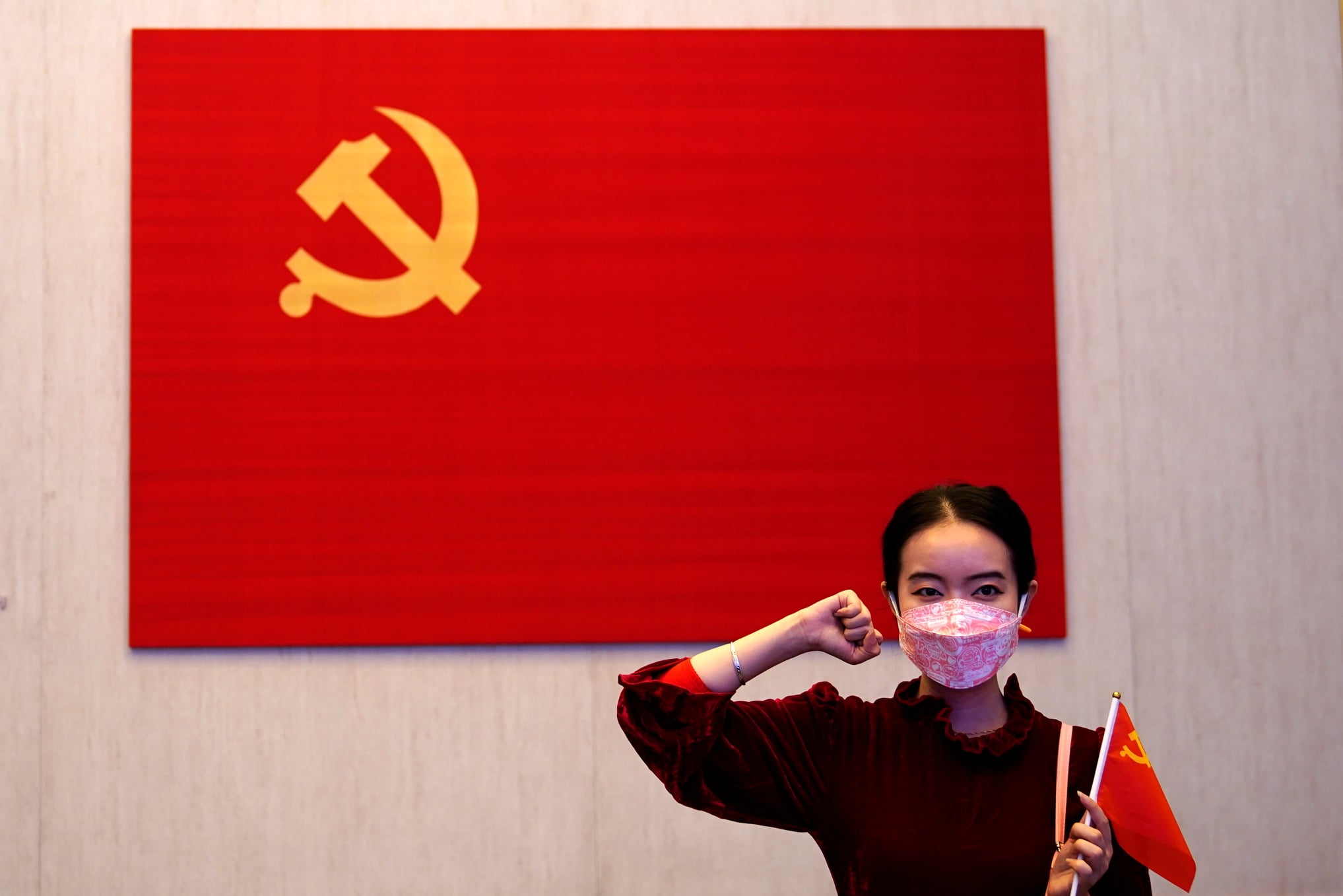 中共百年黨慶將屆，各地持續加強宣傳。 (路透社/達志影像)