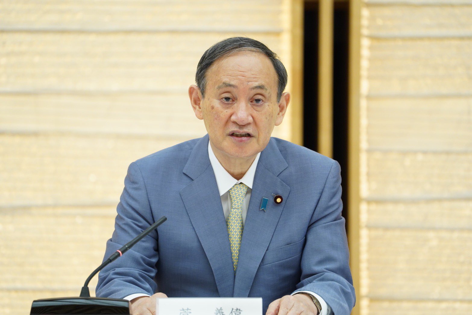 日本首相菅義偉(Yoshihide Suga)。(資料照/sugawitter@twitter)