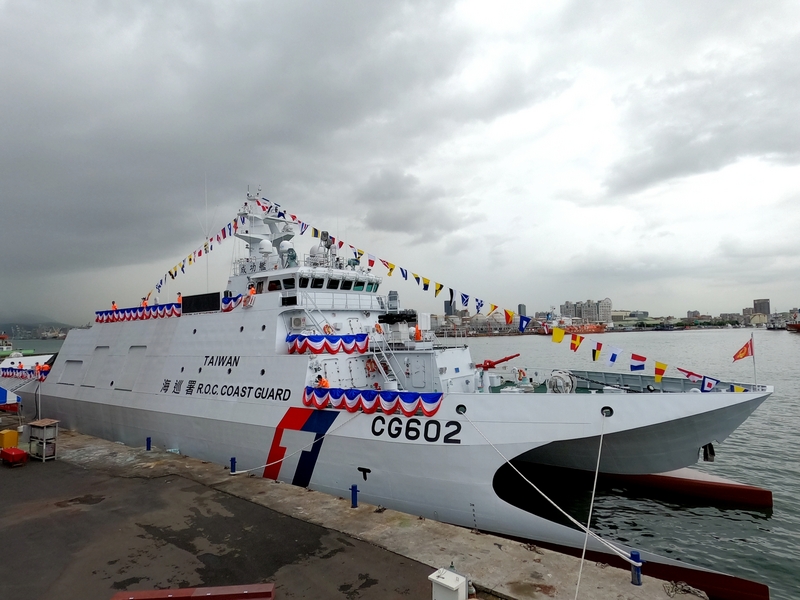 海巡署安平級巡防艦「成功艦」。 (圖：中央社檔案照片)