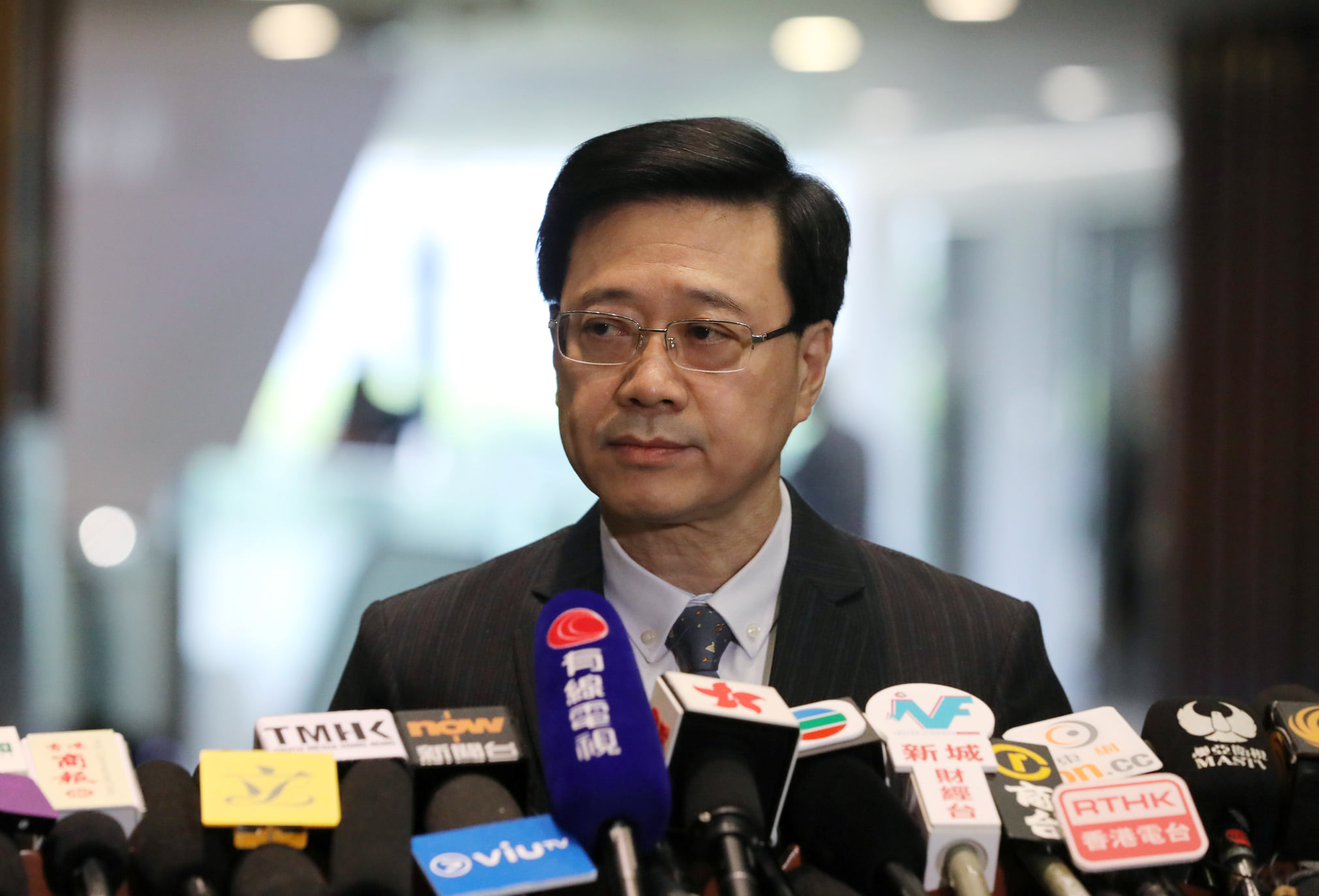 香港政務司長李家超請辭，傳將投入香港特首選舉。(路透社/達志影像)
