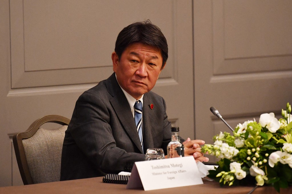 日本外相茂木敏充(Toshimitsu Motegi) (AFP)
