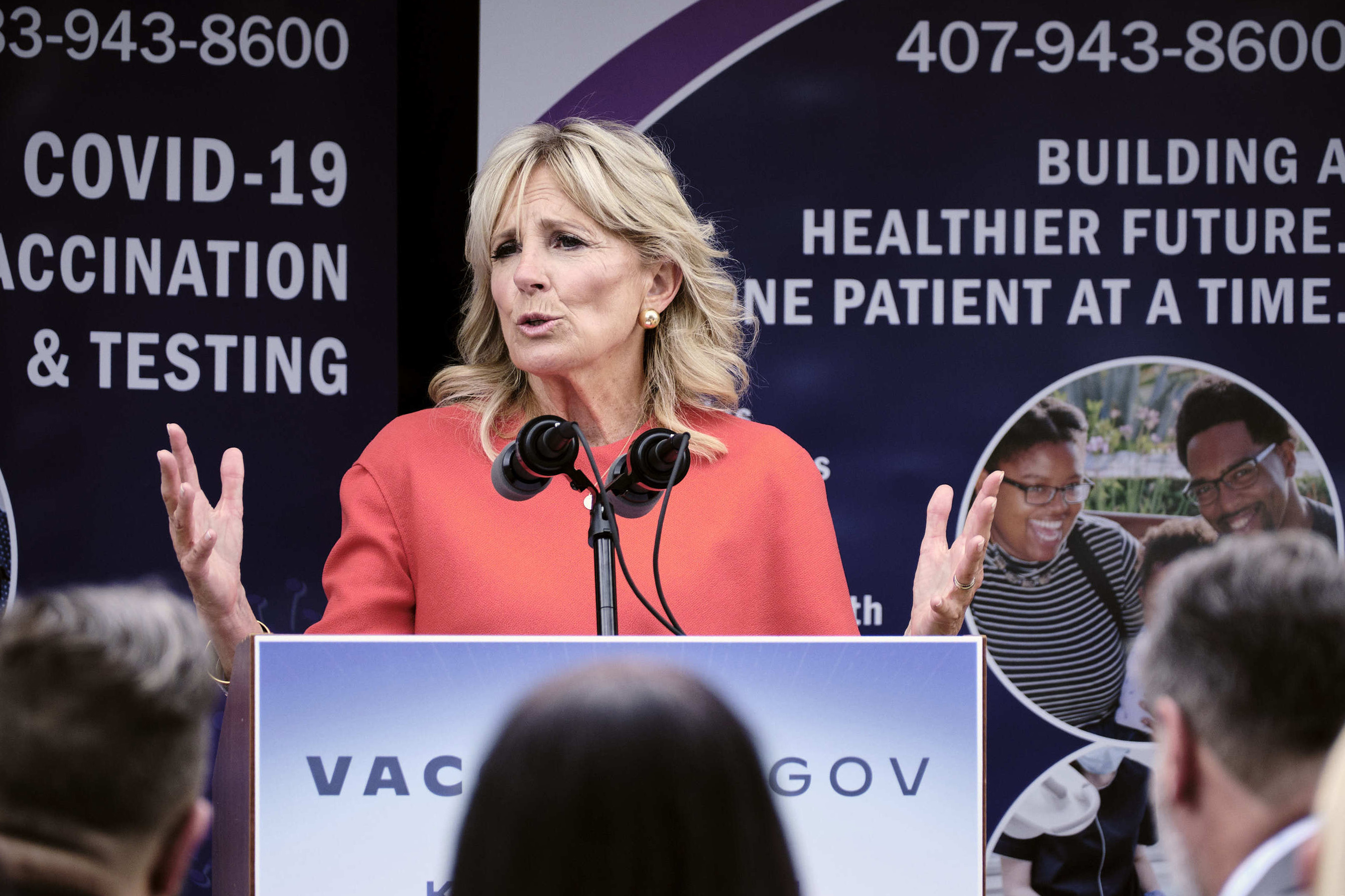 美國第一夫人吉兒．拜登(Jill Biden)。(美聯社/達志影像)