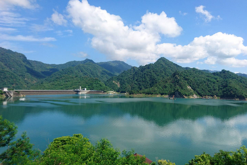 曾文水庫經過5月底以來的幾波降雨後，蓄水量持續上升，至5日已突破2億9000萬立方公尺，成為目前全台蓄水量最高的水庫。（南區水資源局提供） (圖：中央社)