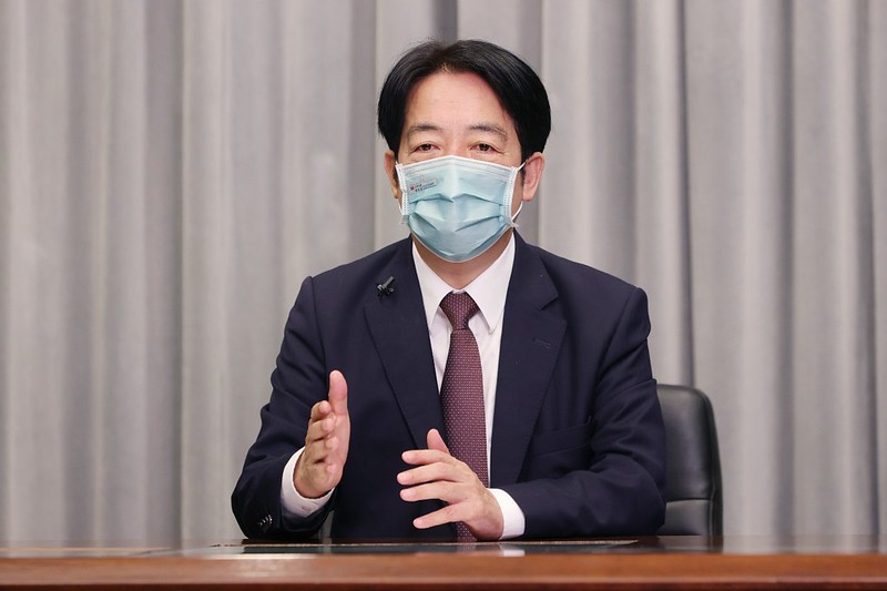 副總統賴清德13日下午以錄製影片的方式參加美國獨立245週年線上慶祝活動，並為即將卸任離台的AIT台北辦事處處長酈英傑餞行。(圖：總統府)